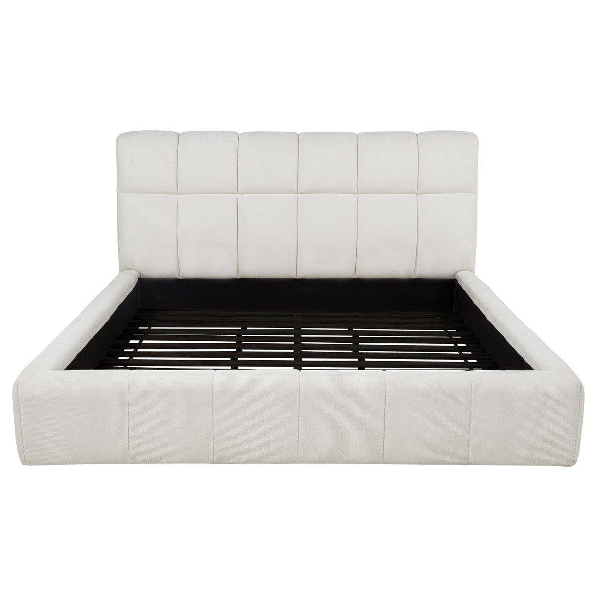 Nollet 48-inch Upholstered Panel Platform Bed