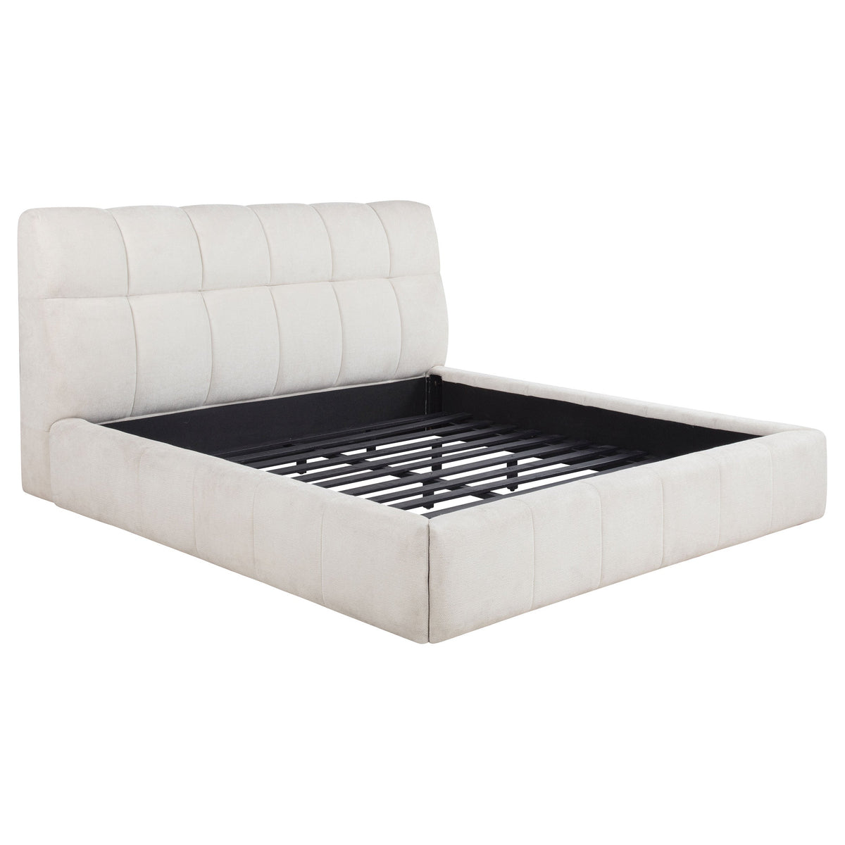 Nollet 48-inch Upholstered Panel Platform Bed