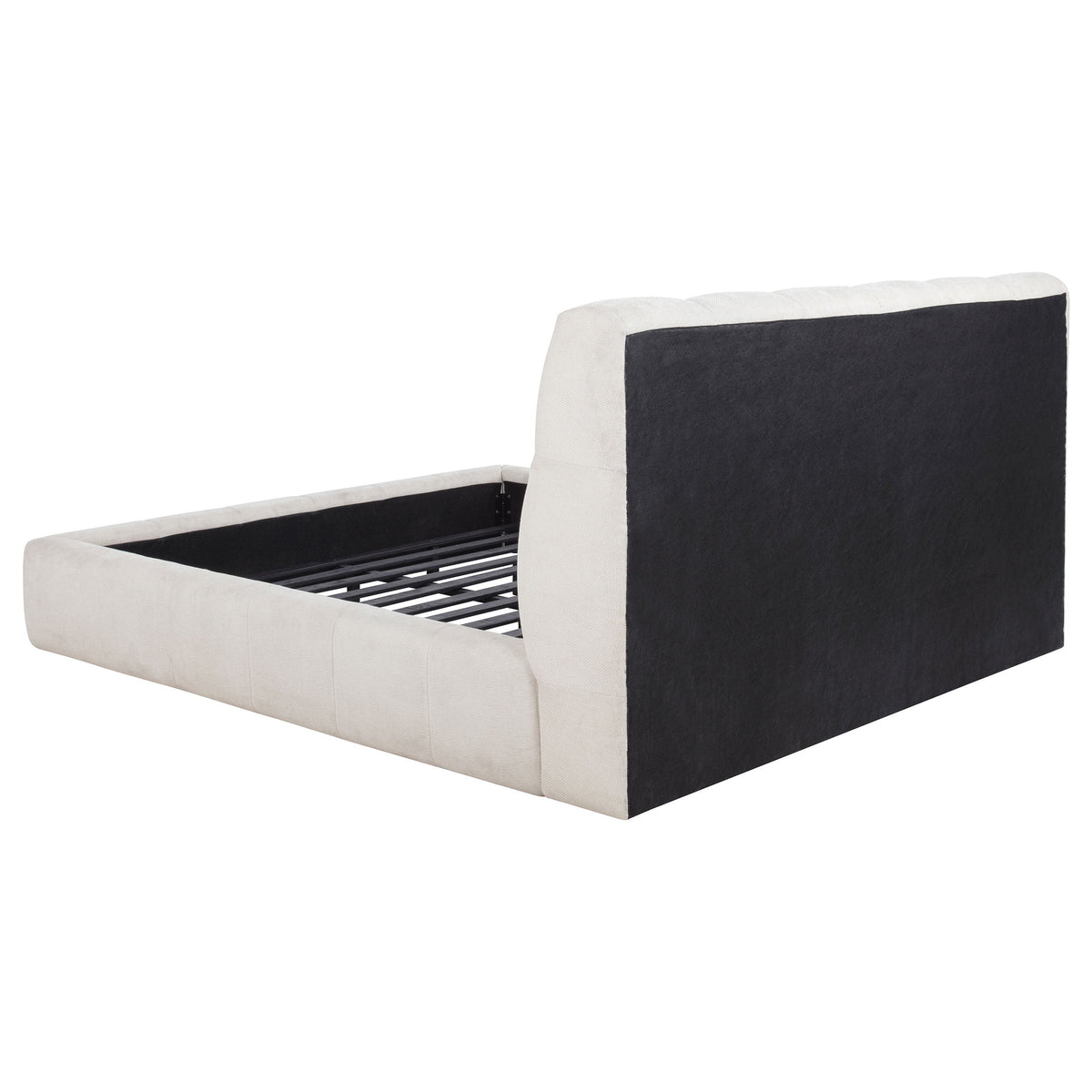 Nollet 48-inch Upholstered Panel Platform Bed