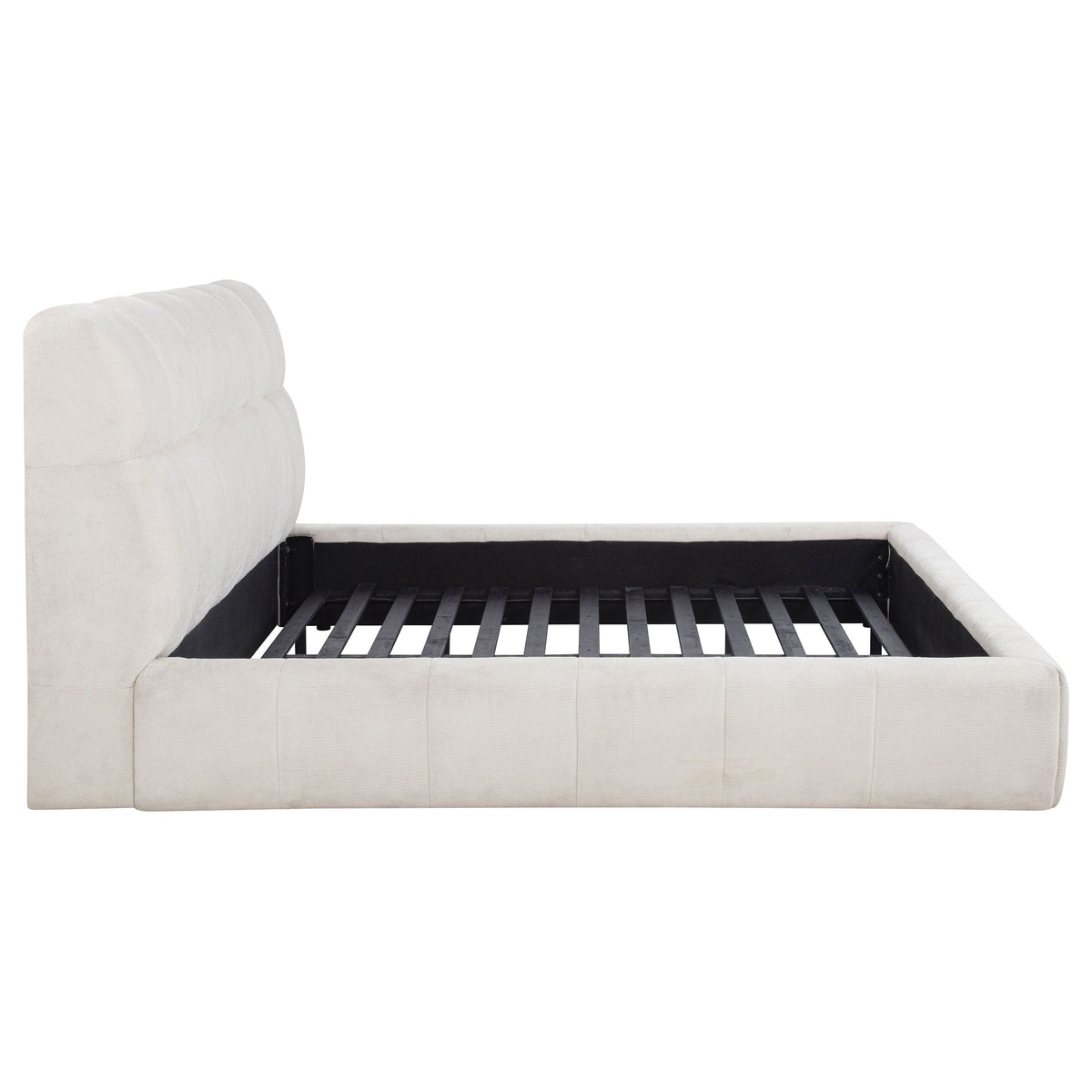 Nollet 48-inch Upholstered Panel Platform Bed