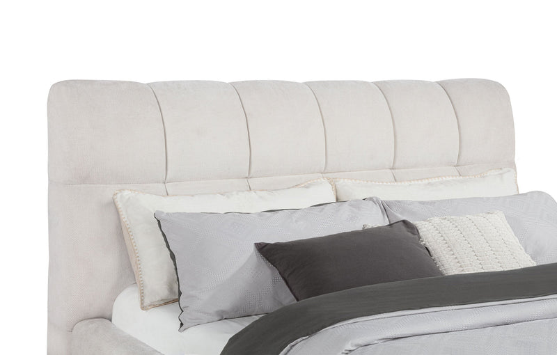 Nollet 48-inch Upholstered Panel Platform Bed