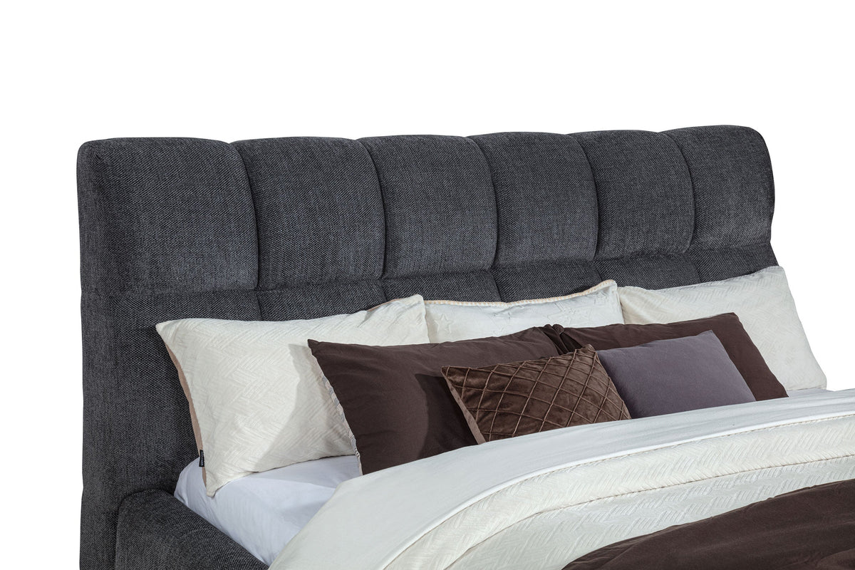 Nollet 48-inch Upholstered Panel Platform Bed