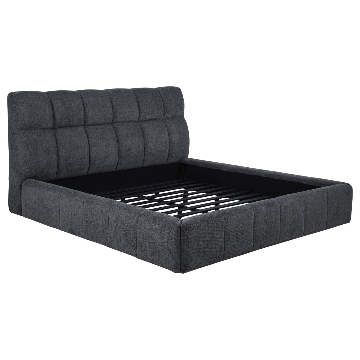 Nollet 48-inch Upholstered Panel Platform Bed