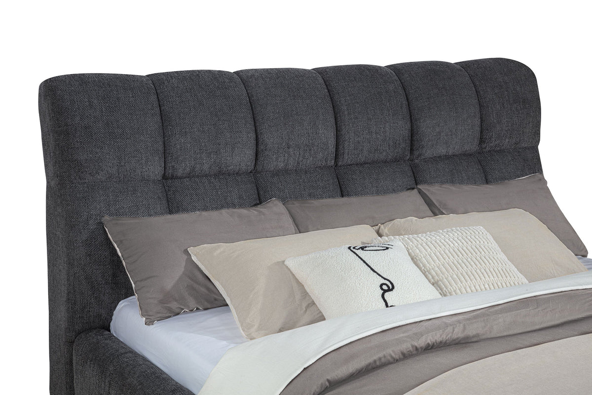 Nollet 48-inch Upholstered Panel Platform Bed