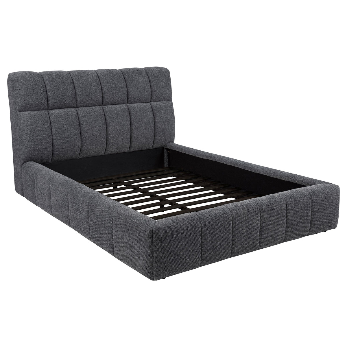 Nollet 48-inch Upholstered Panel Platform Bed