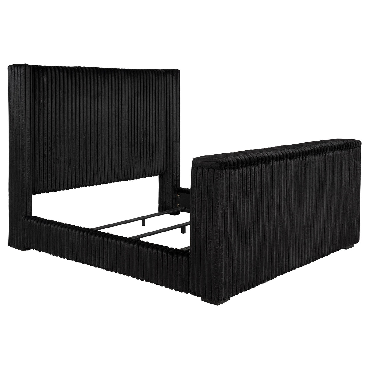 Centergrove Upholstered Wingback TV Bed
