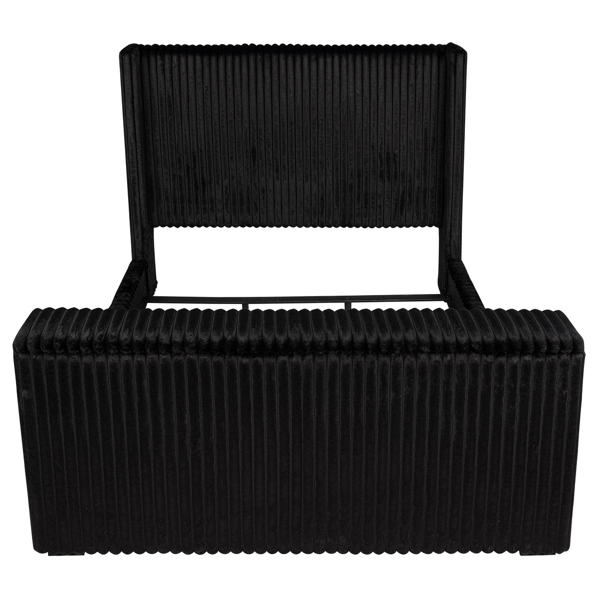 Centergrove Upholstered Wingback TV Bed