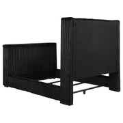 Centergrove Upholstered Wingback TV Bed