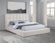 Dreux Upholstered Panel Platform Bed