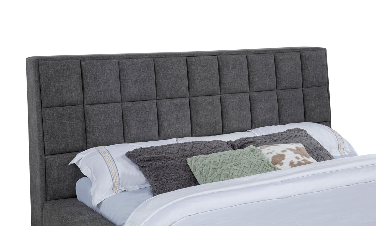 Dreux Upholstered Panel Platform Bed