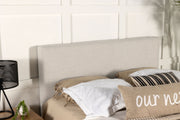 Pirro Upholstered or Full Panel Headboard Sand