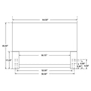 Pirro Upholstered or Full Panel Headboard Sand