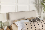 Izzy Upholstered or Full Panel Headboard Sand Queen Full