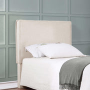 Izzy Upholstered or Full Panel Headboard Sand Twin