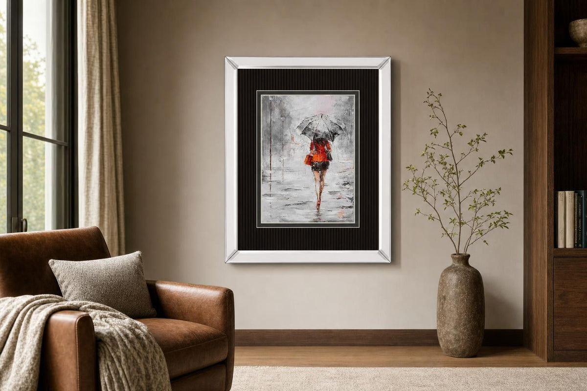 City in the Rain II By Jolanta Kowalik - Gray