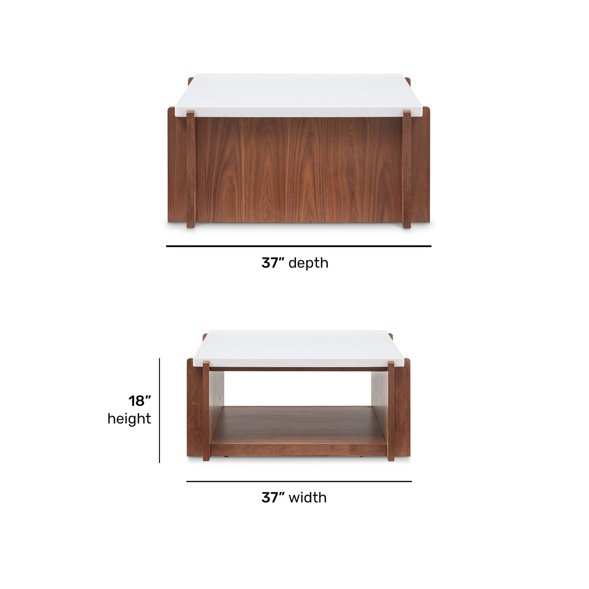Flexsteel Lincoln Square Coffee Table with Casters