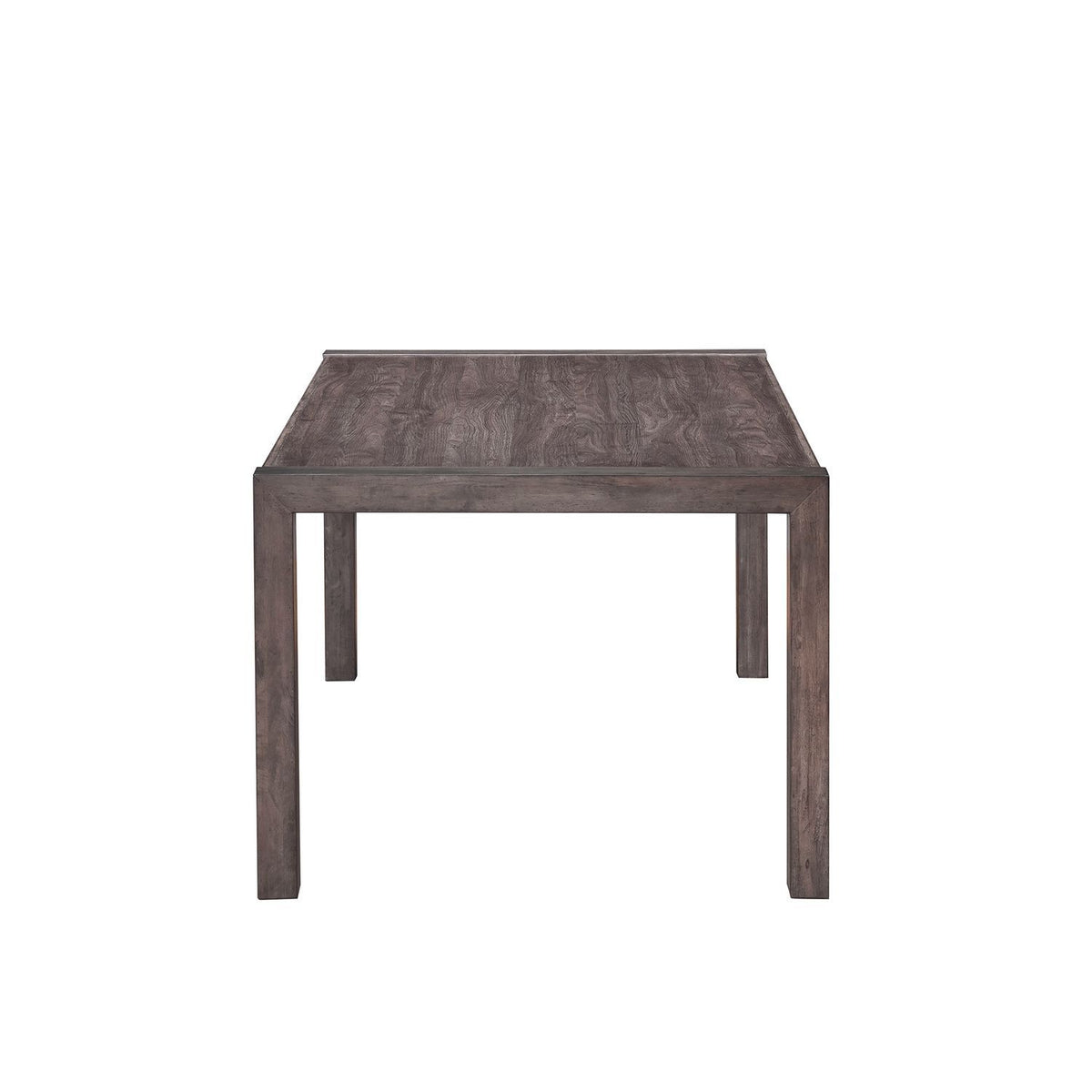 Modern Edge - Rectangular Leg Table - Caffe