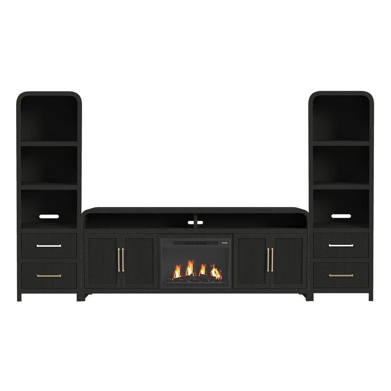 Ridgemont - 4 Piece Entertainment Unit With 82" TV Console