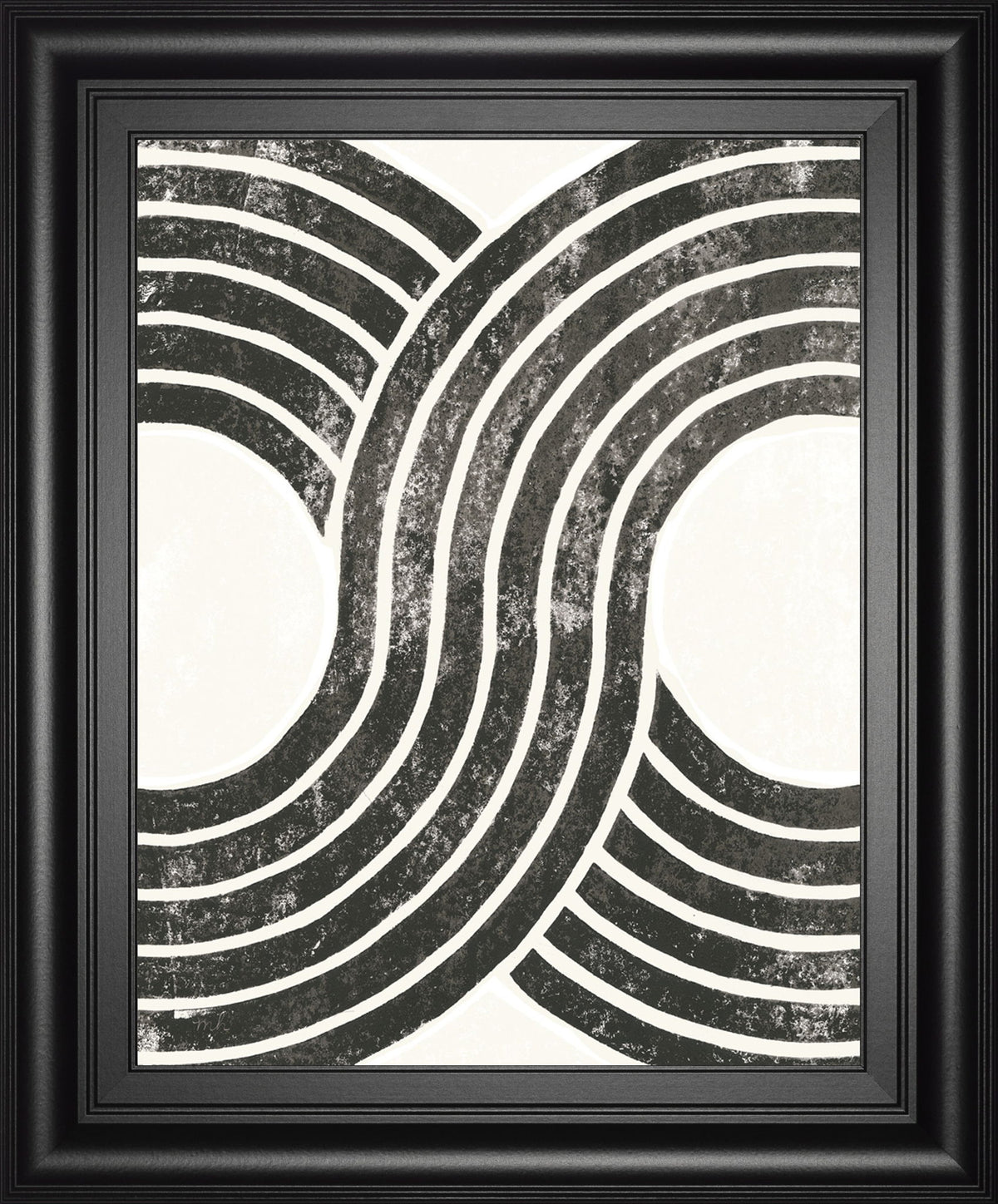 Over The Rainbow BW II By Moira Hershey - Framed Print Wall Art - Black
