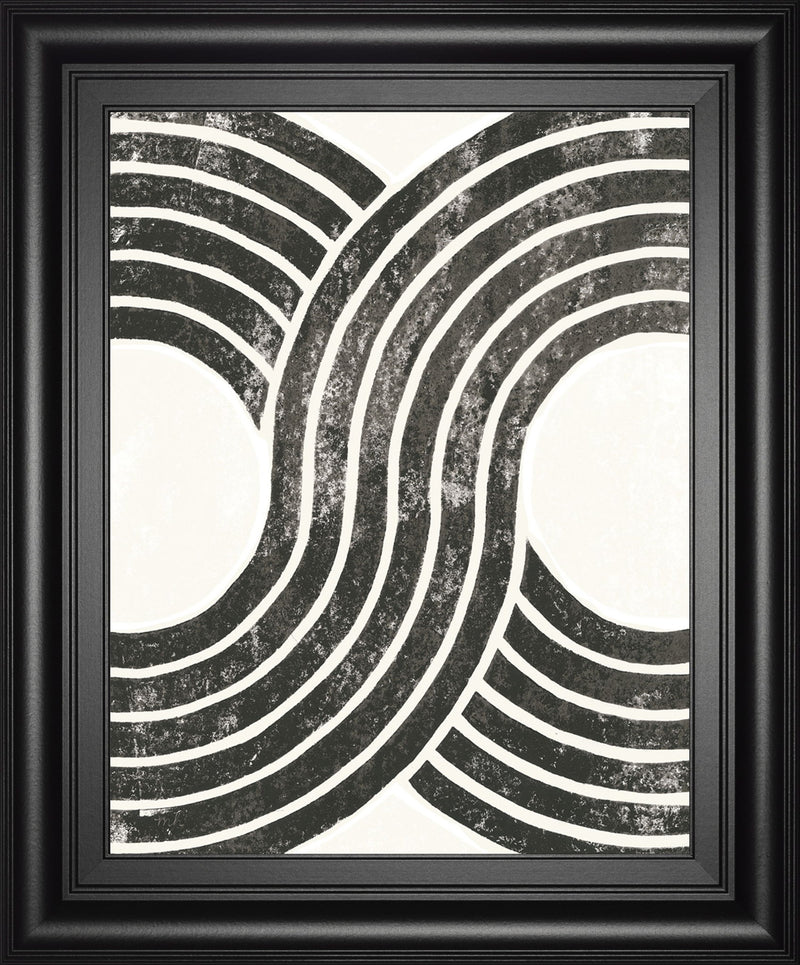 Over The Rainbow BW II By Moira Hershey - Framed Print Wall Art - Black