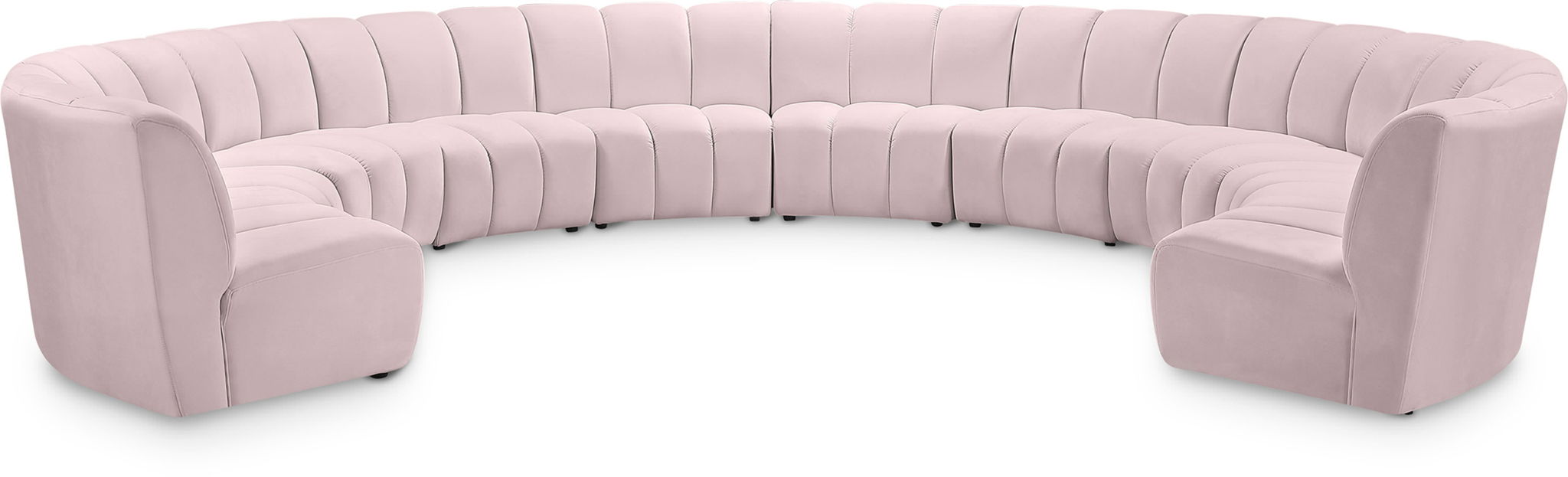 Infinity - 10 Piece Velvet Modular Sectional