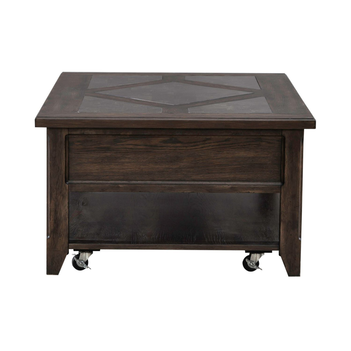Paradise Valley - Rectangular Cocktail Table - Saddle Brown