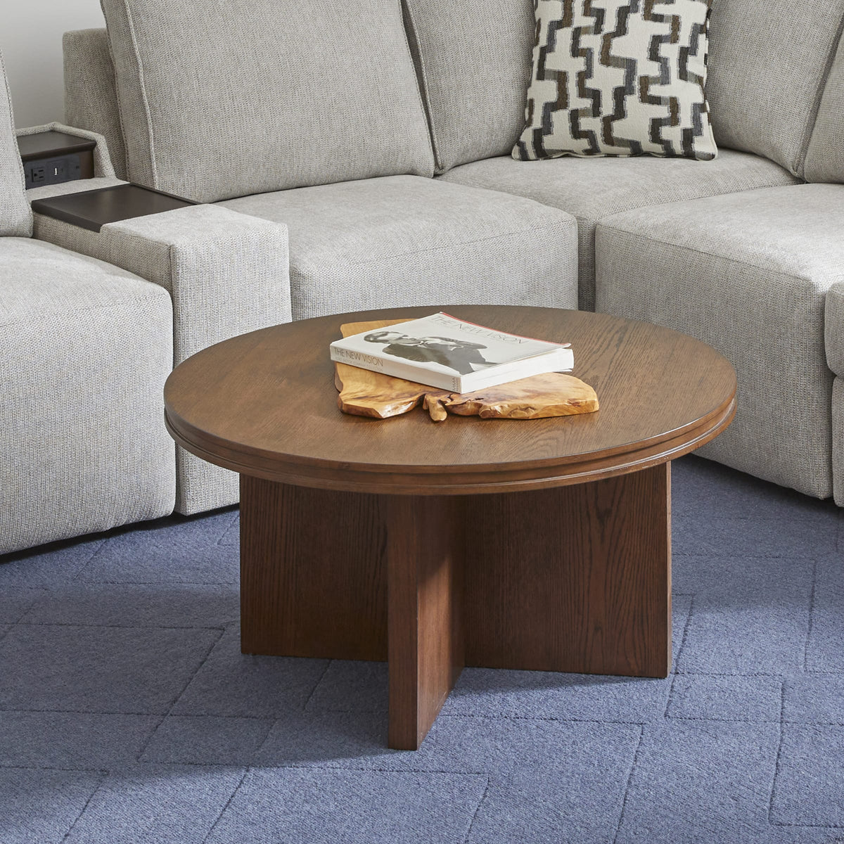 Flexsteel Waterfall Round Coffee Table