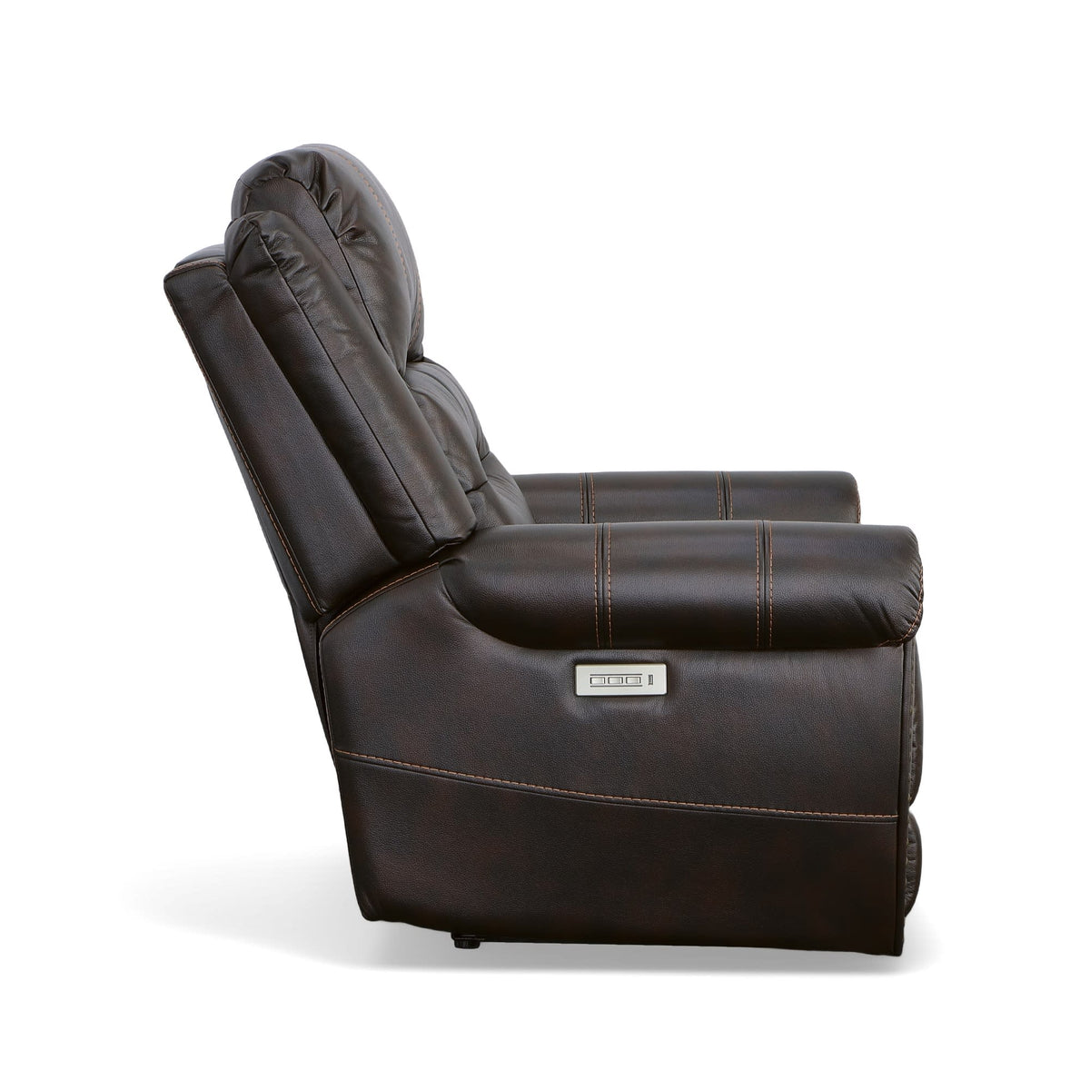Flexsteel Oscar Power Recliner with Power Headrest & Lumbar