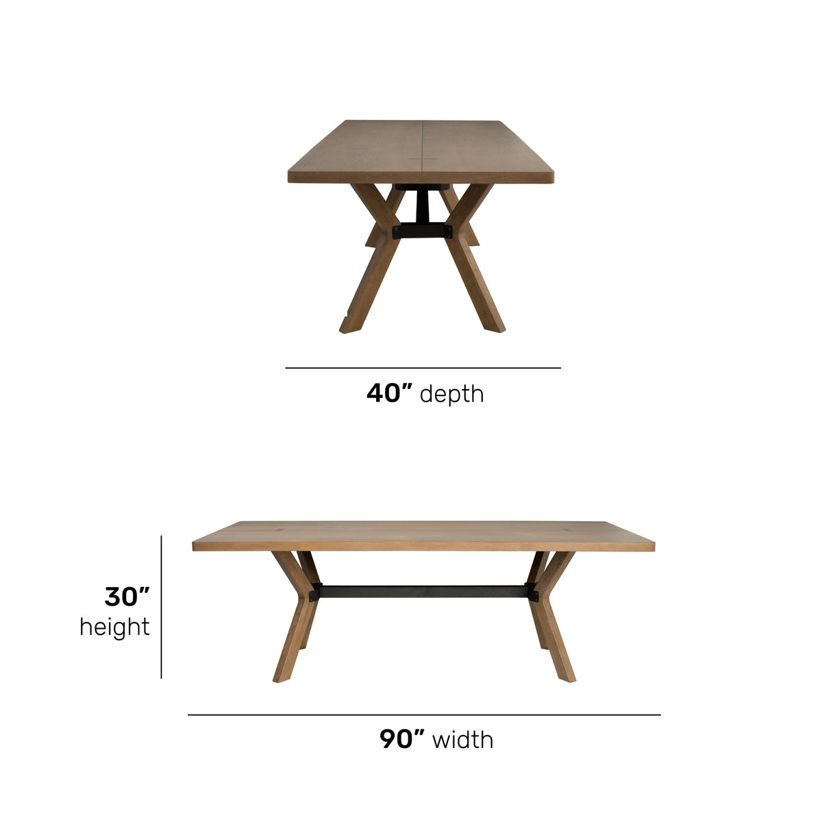 Flexsteel Millwork Rectangular Dining Table