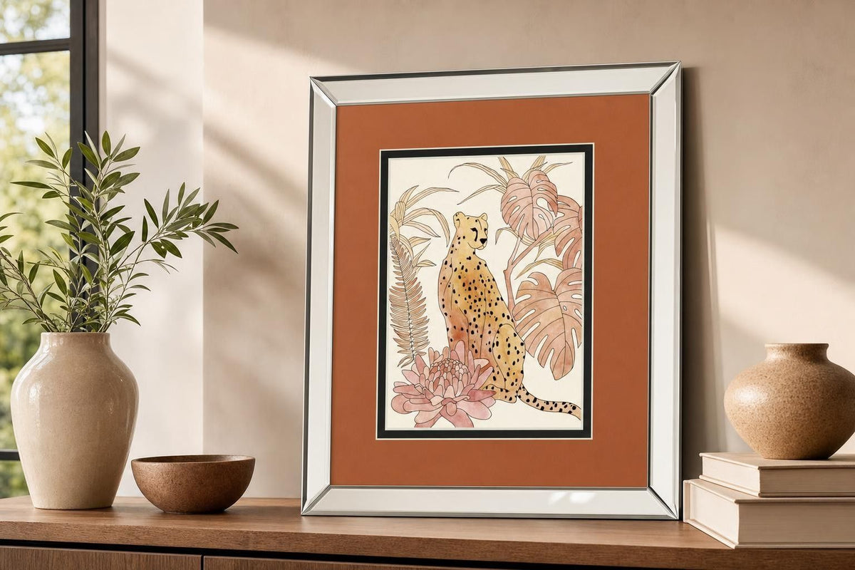 Blush Cheetah III By Annie Warren - Light Brown