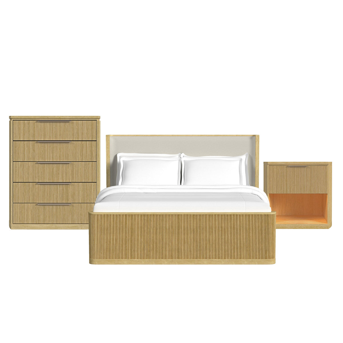Sylvie - Bedroom Set With Upholstered Bed