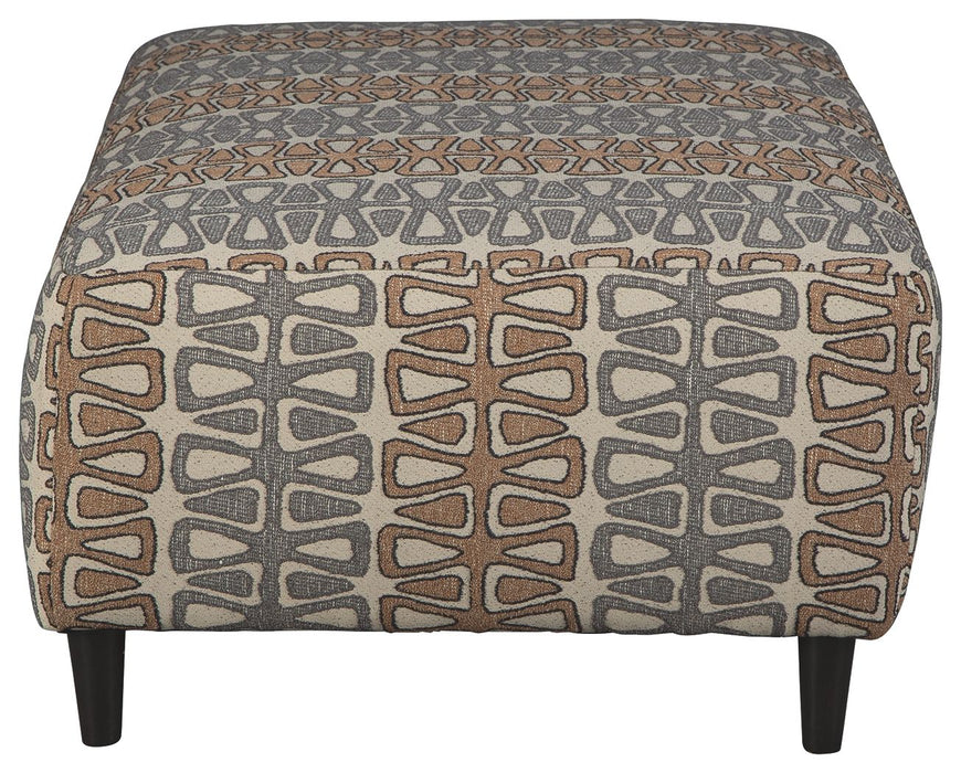 Flintshire - Auburn - Oversized Accent Ottoman