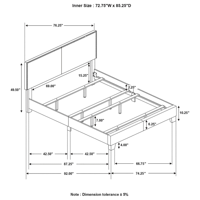 Boyd Upholstered Panel Bed