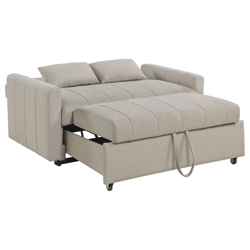 Portland Boucle Upholstered Sleeper Sofa Bed