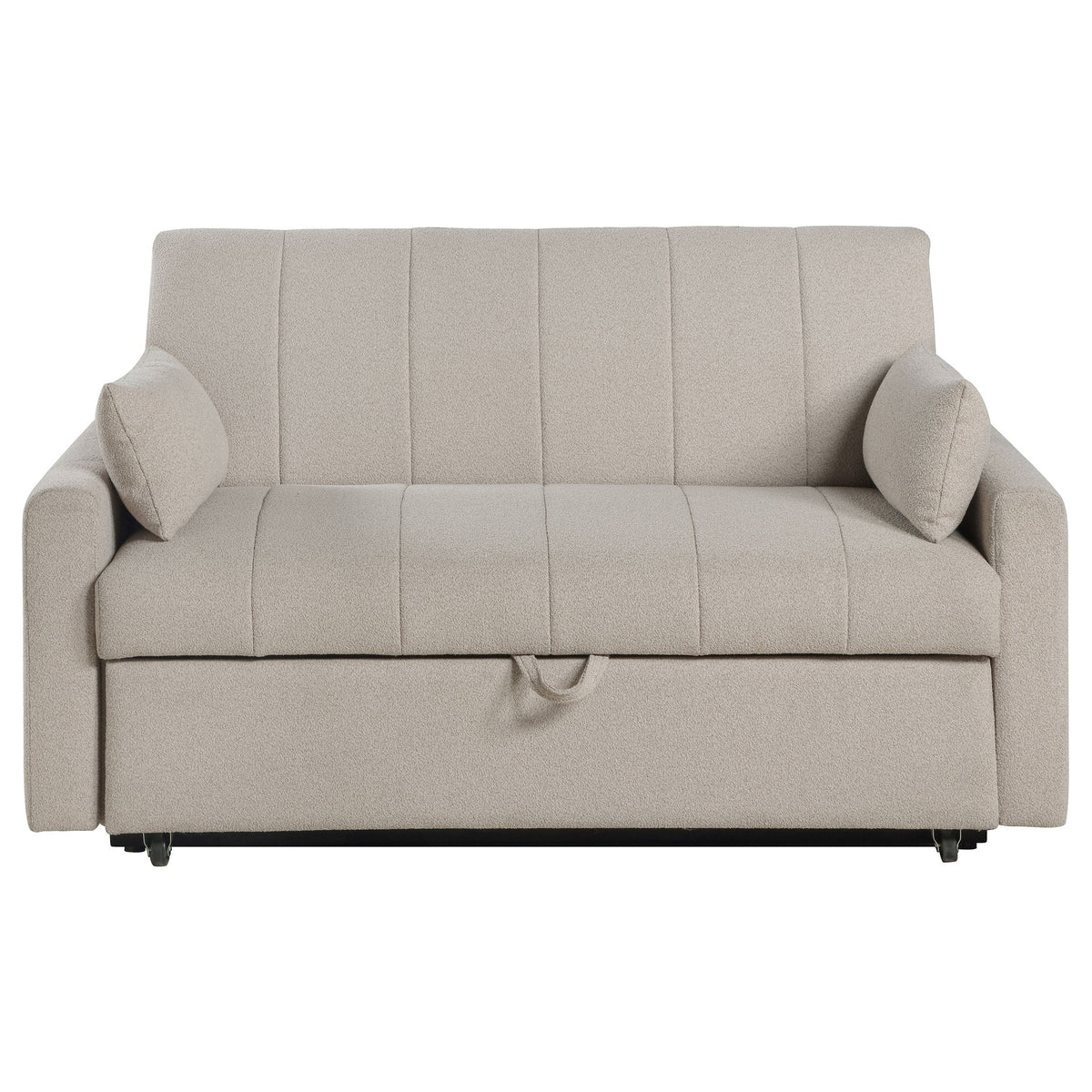 Portland Boucle Upholstered Sleeper Sofa Bed