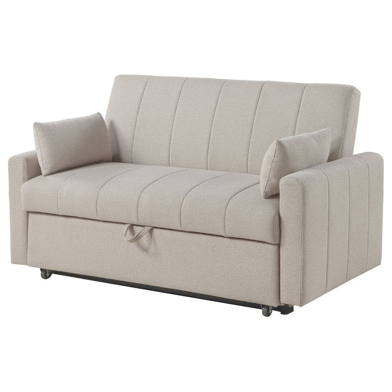 Portland Boucle Upholstered Sleeper Sofa Bed
