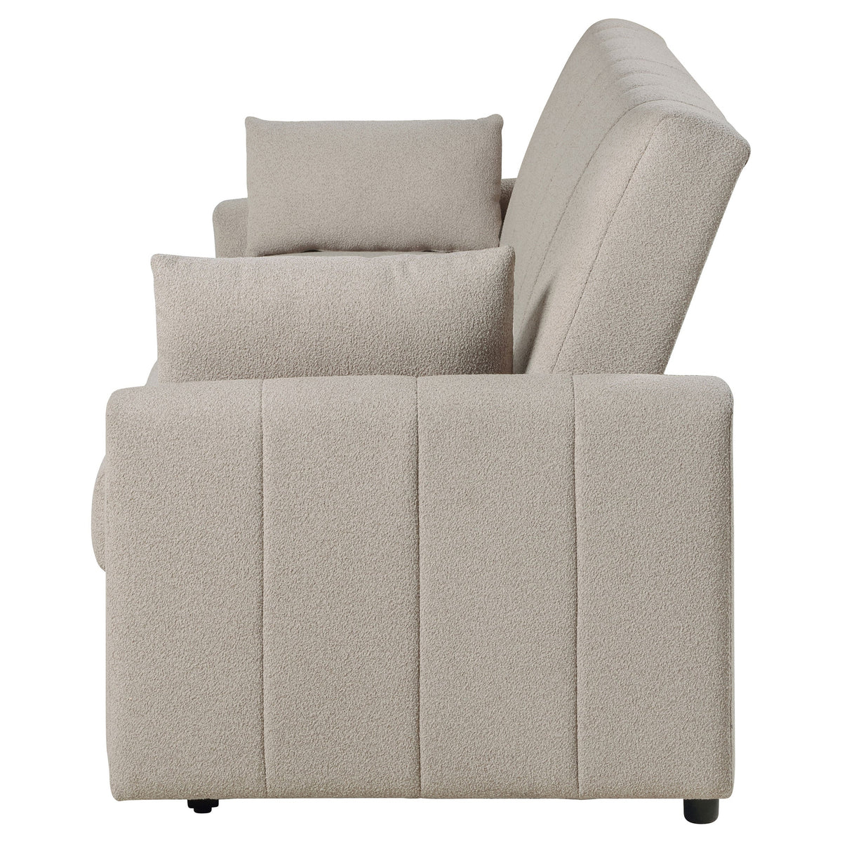 Portland Boucle Upholstered Sleeper Sofa Bed