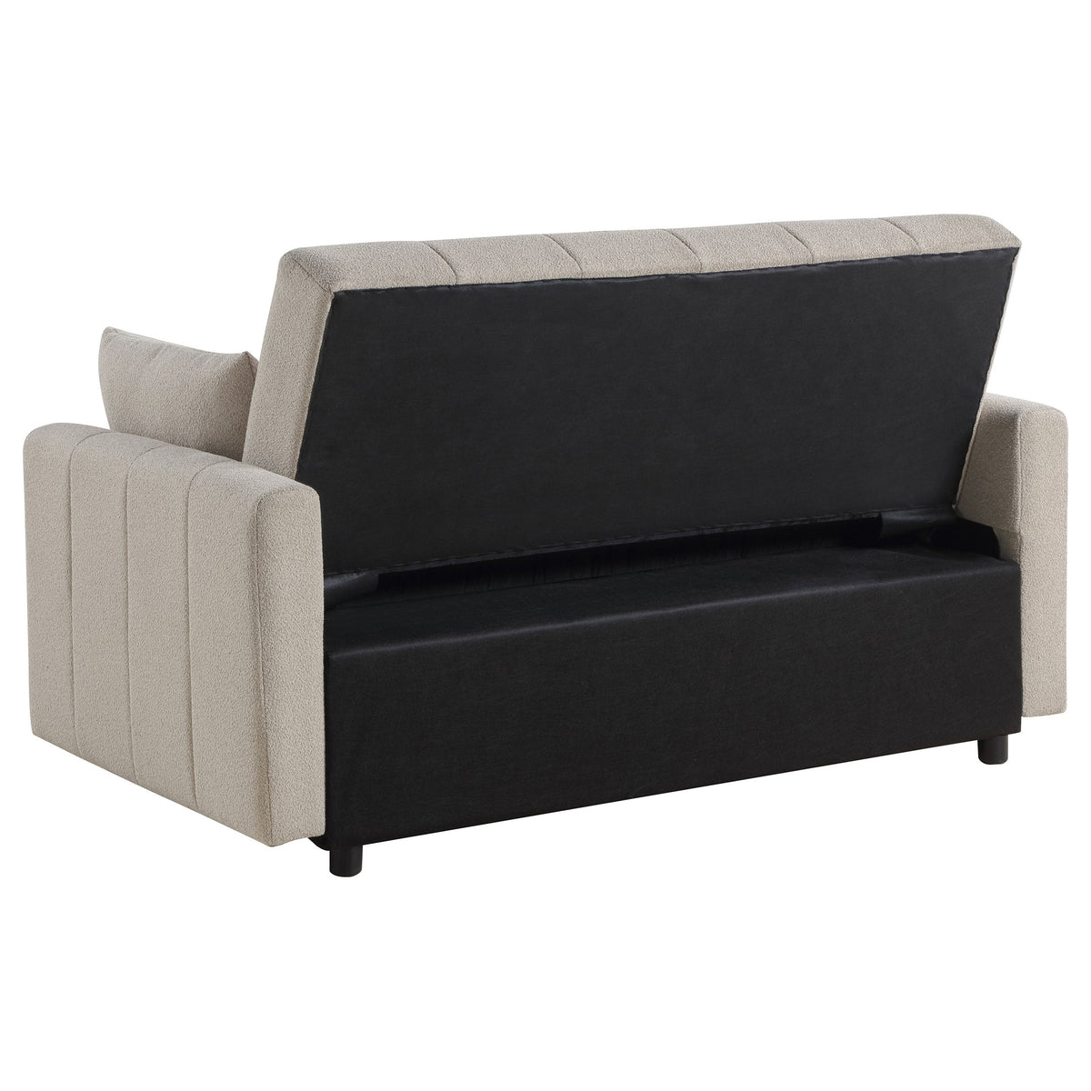 Portland Boucle Upholstered Sleeper Sofa Bed