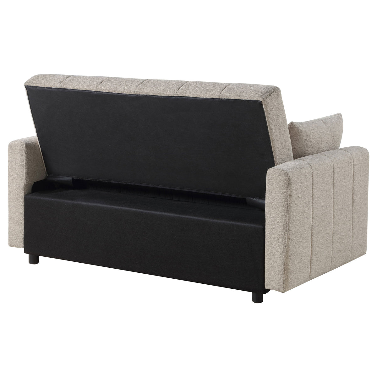 Portland Boucle Upholstered Sleeper Sofa Bed