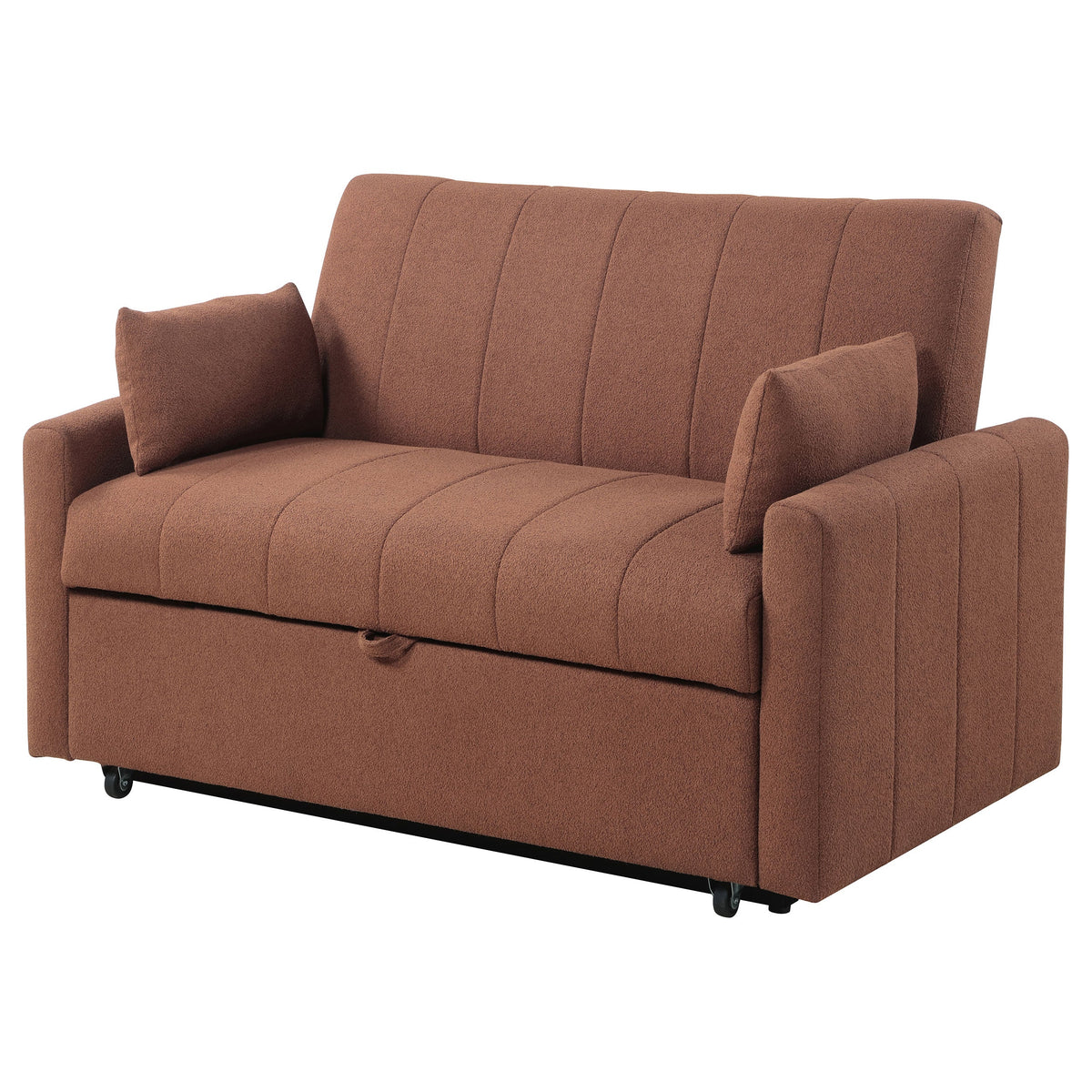 Portland Boucle Upholstered Sleeper Sofa Bed