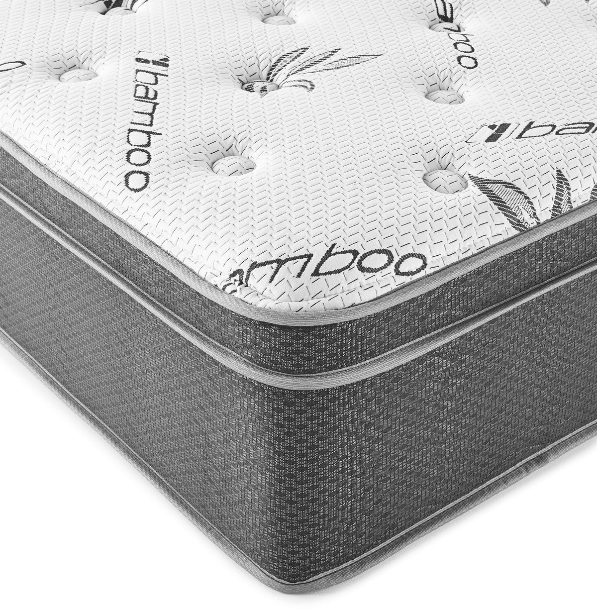 Sommet 13-inch Bamboo Euro Top Memory Foam Hybrid Mattress