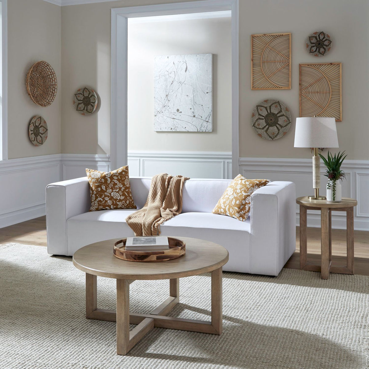 Proximity Place - Optional 3 Piece Table Set - Barley Buff
