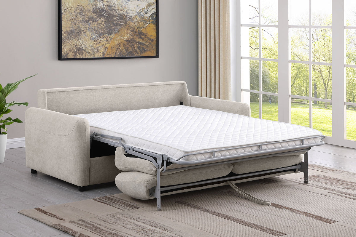 Rylie Upholstered Sofa Sleeper with Mattress