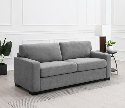 Simpson Upholstered Sofa Sleeper with Queen Mattress Grey Default Title