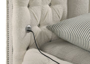 Sonya Upholstered Bedroom Set Ivory
