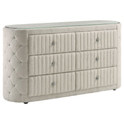 Sonya Upholstered Bedroom Set Ivory
