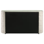 Sonya 6-drawer Upholstered Bedroom Dresser Ivory