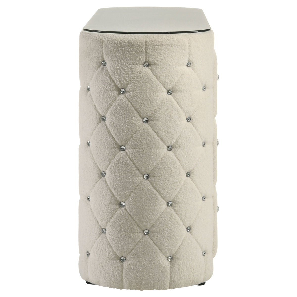 Sonya 6-drawer Upholstered Bedroom Dresser Ivory