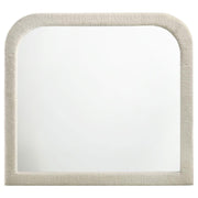 Sonya Upholstered Bedroom Dresser Mirror Ivory