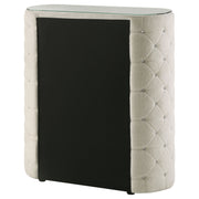 Sonya 5-drawer Upholstered Bedroom Chest of Drawers Ivory